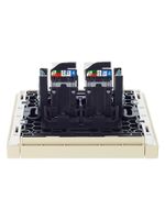 FORTE&PIANO Розетка компьютерная двойная RJ45 кат.5E FP433 ваниль IEK