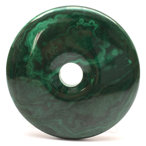 Малахит, бублик 60х60х9 мм