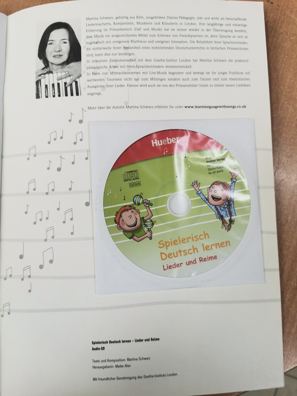 Spielerisch Deutsch lernen – Lieder und Reime - Buch mit eingelegter Audio-CD