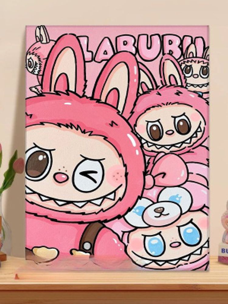 Картина по номерам "Labubu", 30х40см Картина по номерам "Labubu", 30х40см