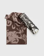 Шарф Antyqua Binary Bean коричневый