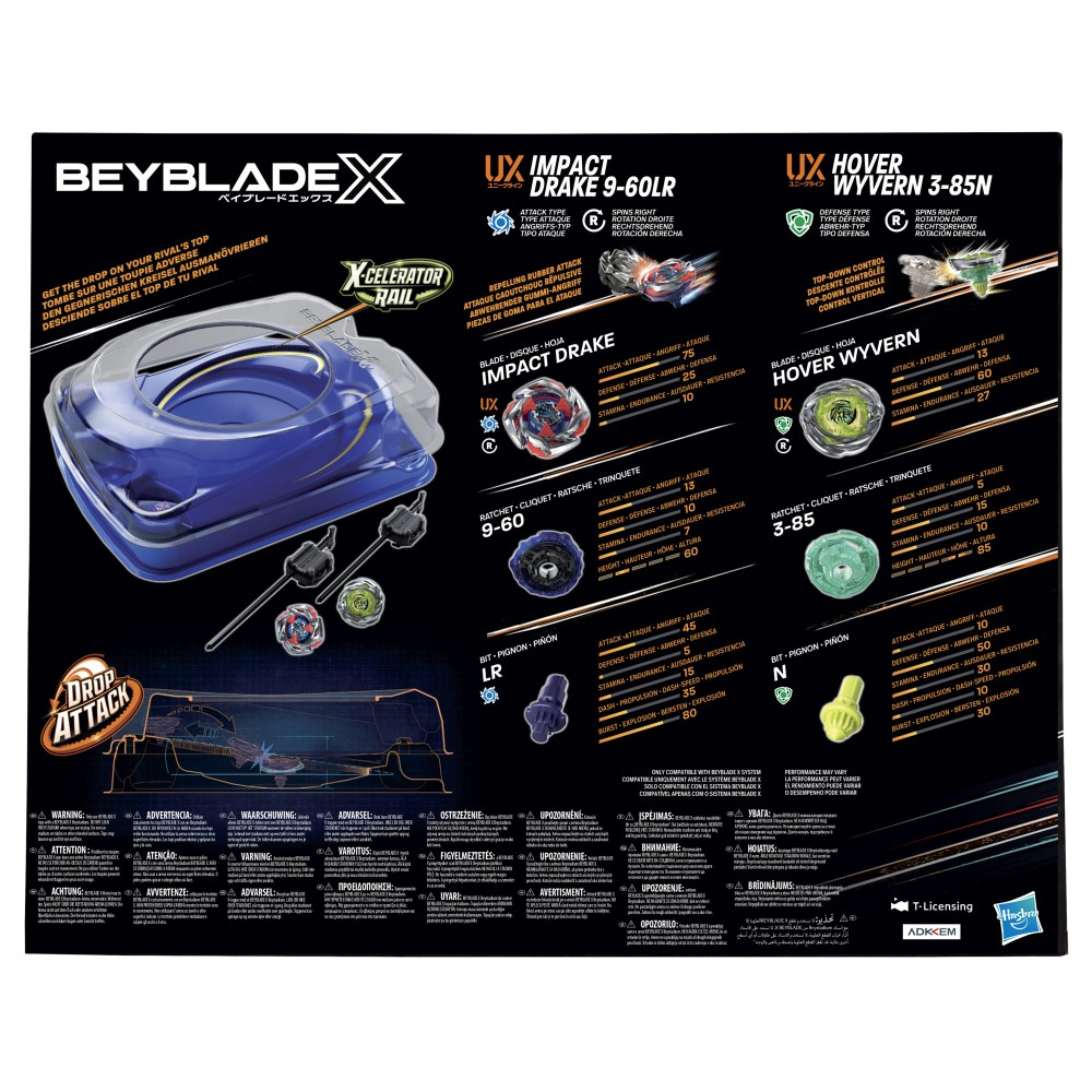 Игровой набор Hasbro Beyblade X G0842 Арена Drop Attack с 2 волчками G0842 — фото 4