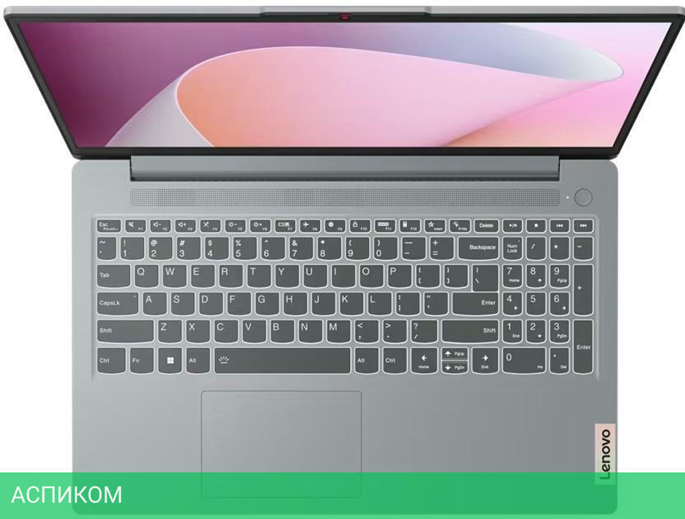 Ноутбук Lenovo IdeaPad Slim 3 15AMN8 Arctic Grey (82XQ00JCRK)
