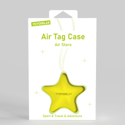 Защитный чехол Yoyoisles желтого цвета для AirTag, серия Air Stars Series Case
