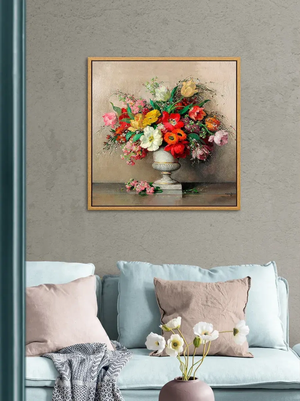 Картина на стену интерьерная на холсте 54*54 см