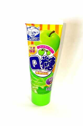 Жевательная резинка Bubble Gum 18 гр яблоко тюбик