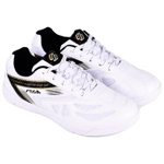 Stiga Slip Resistant Breathable Abrasion Resistant Low top Training Shoes Unisex White Black