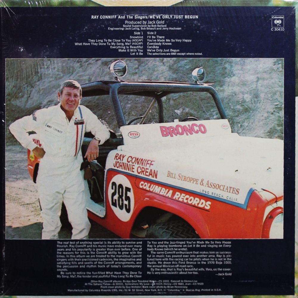 Ray Conniff And The Singers / We've Only Just Begun (LP)
