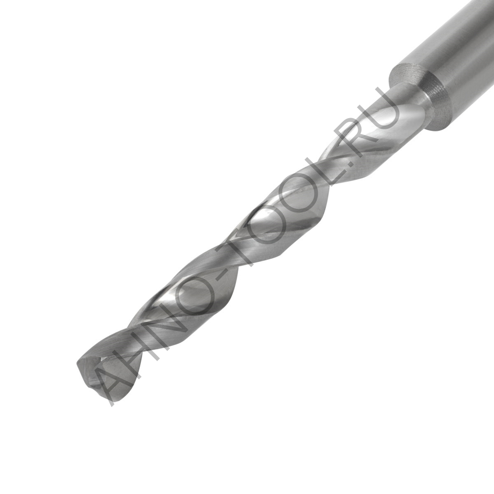 Сверло  3.6мм монолитное твердосплавное 5D без подвода СОЖ. для цвет.металлов SP-N800050360 VHM AHNO