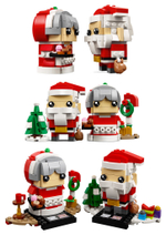 LEGO BrickHeadz: Мистер и Миссис Клаус 40274 — Mr. & Mrs. Claus — Лего БрикХедз