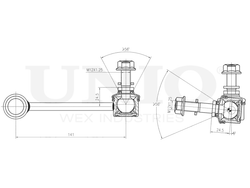 Стойка стабилизатора передняя правая UNIO SSP-50025