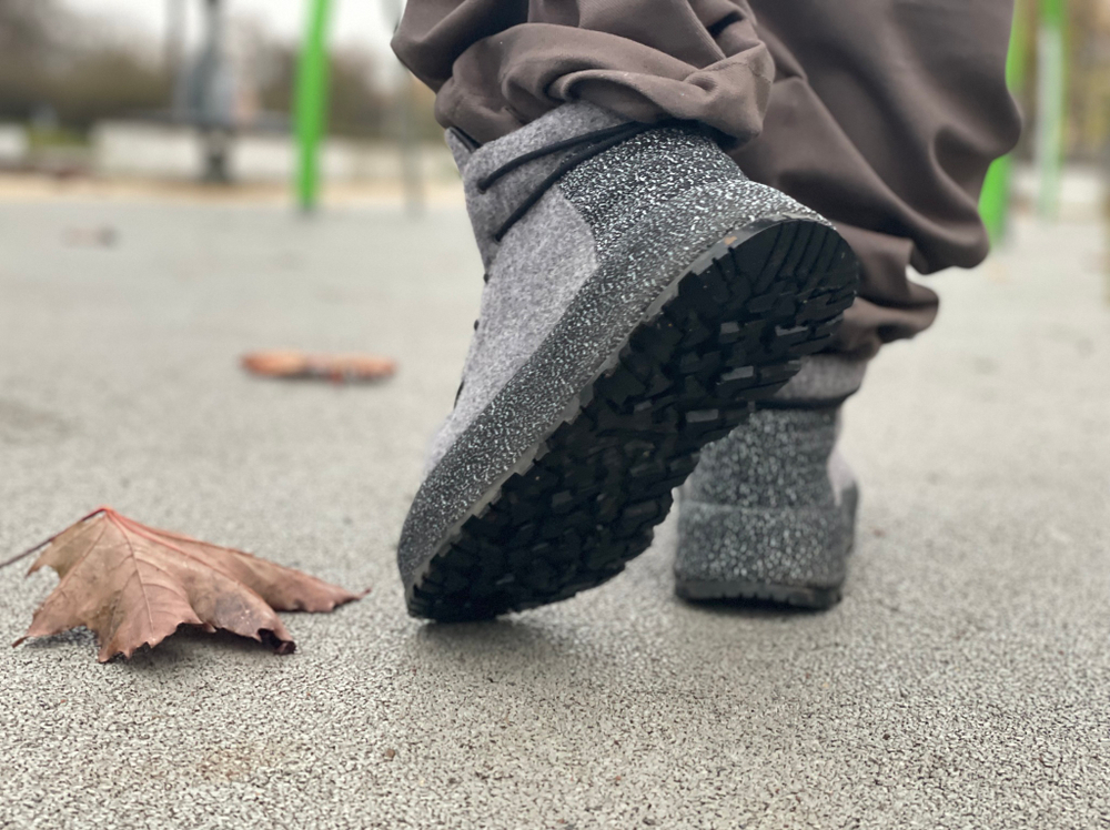 AIRSHOES Gray Sherst + Matrix