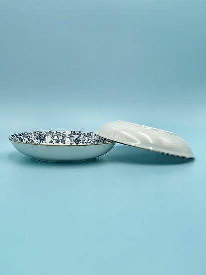 Тарелка 20 см. "Япония" синий декор