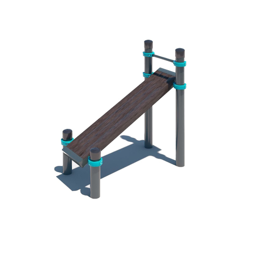 Наклонная скамья для упражнений на пресс