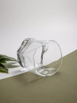 Набор изогнутых стаканов для виски, прозрачный, 300 мл, 6 шт