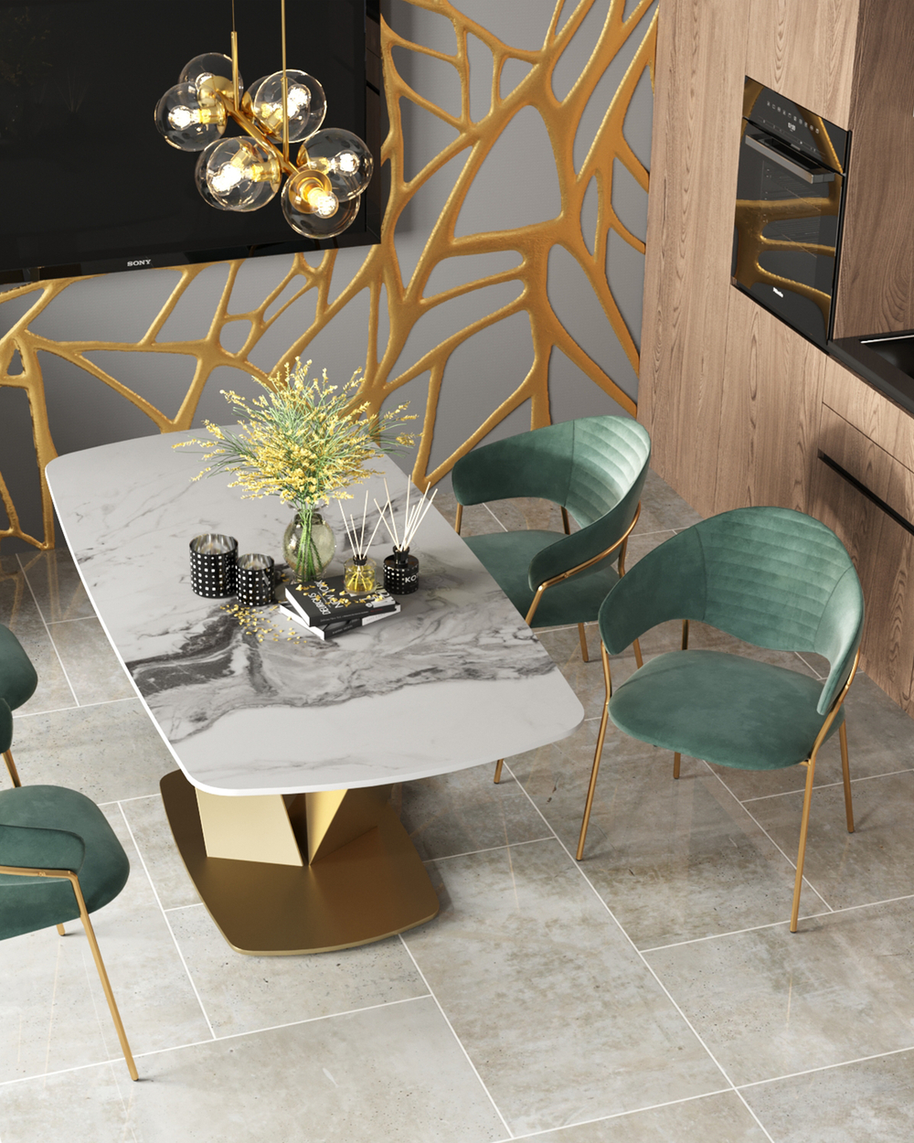 Подвесная люстра Moderli V2170-P Long