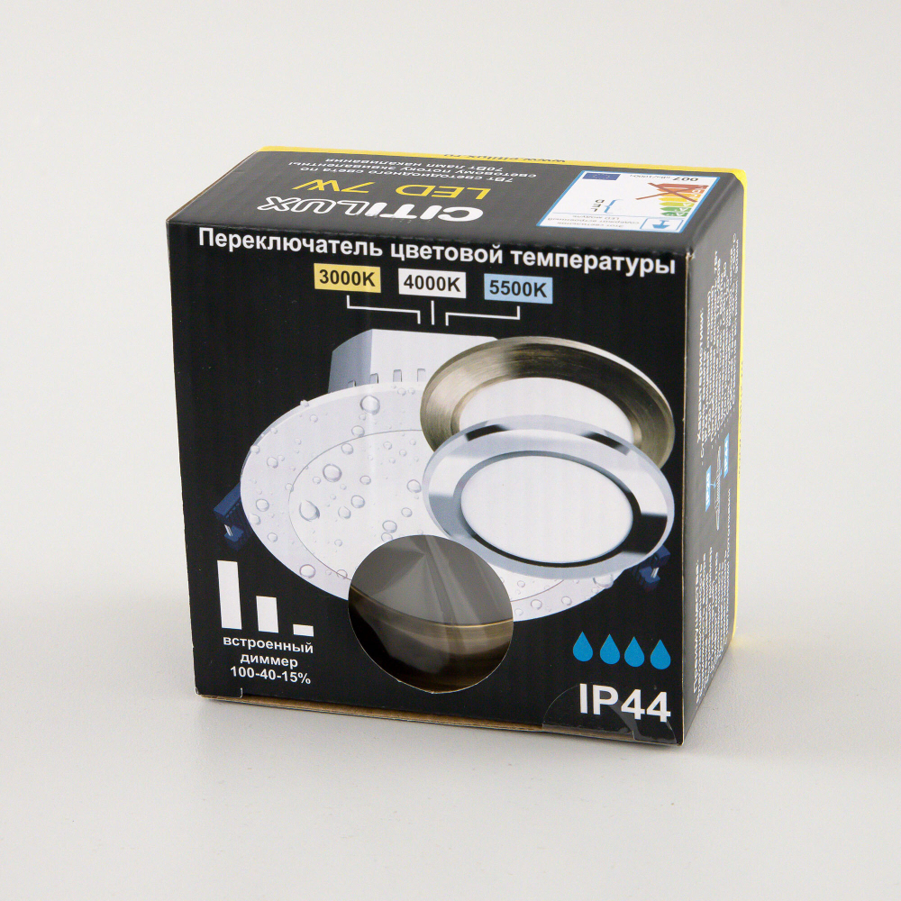 Citilux Акви CLD008113V LED Встраиваемый светильник Бронза
