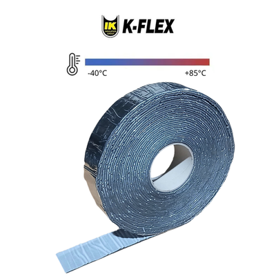Монтажная каучуковая самоклеящаяся лента с алюминиевым покрытием K-FLEX AIR METAL