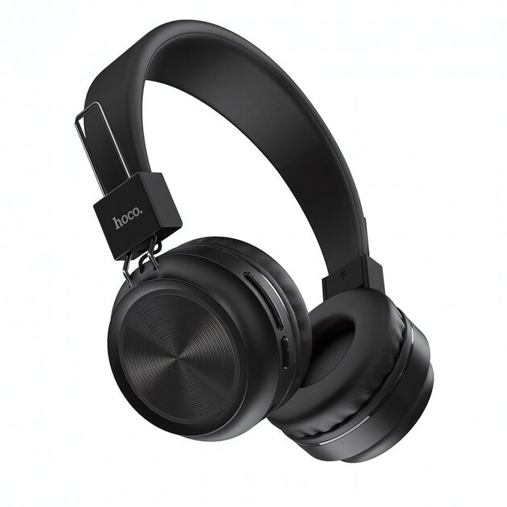 Bluetooth - гарнитура HOCO W25, накладные, BT5.0, 300mAh Black