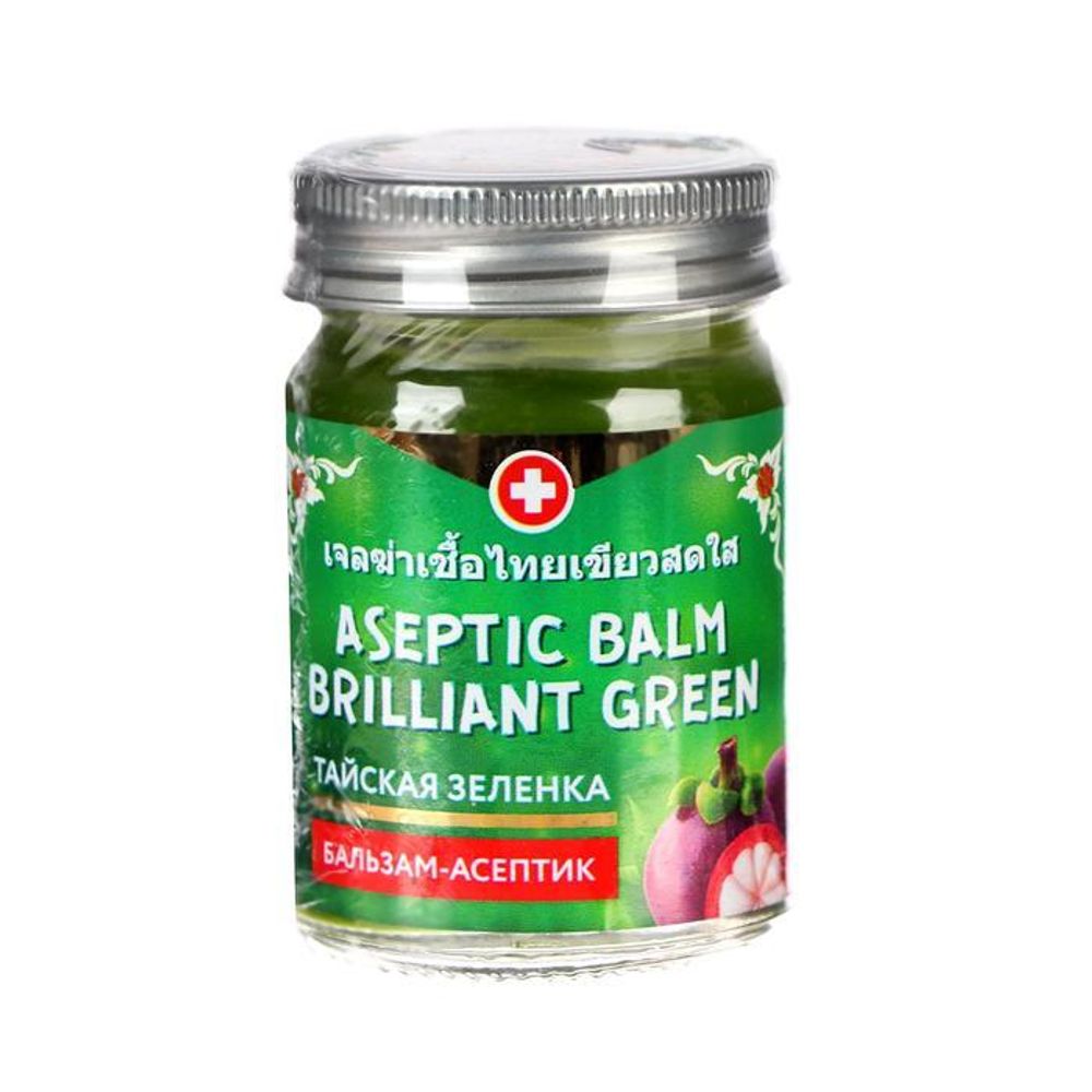 Бальзам-антисептик Тайская зеленка Binturong Aseptic Balm Brilliant Green  50 г