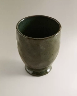 ZARA HOME БЛЕСТЯЩИЙ СТАКАН ДЛЯ ЗУБНЫХ ЩЕТОК, ЗЕЛЕНЫЙ