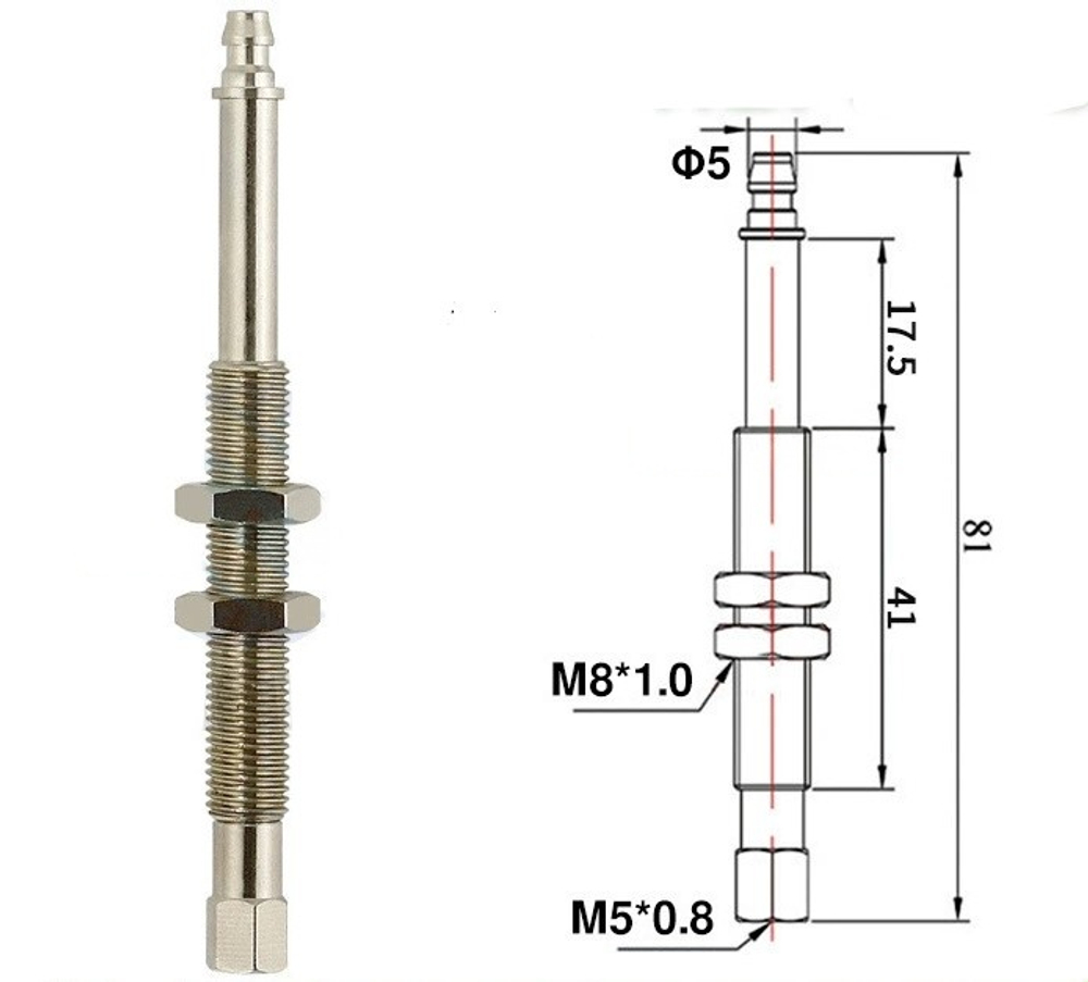 M8-l80 (pointed head) can rotate