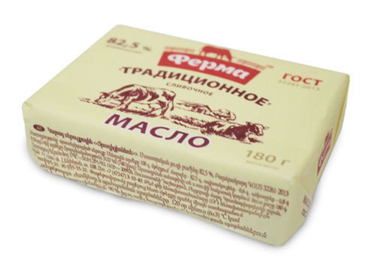 Масло сливочное традиционное 82.5%, 180г
