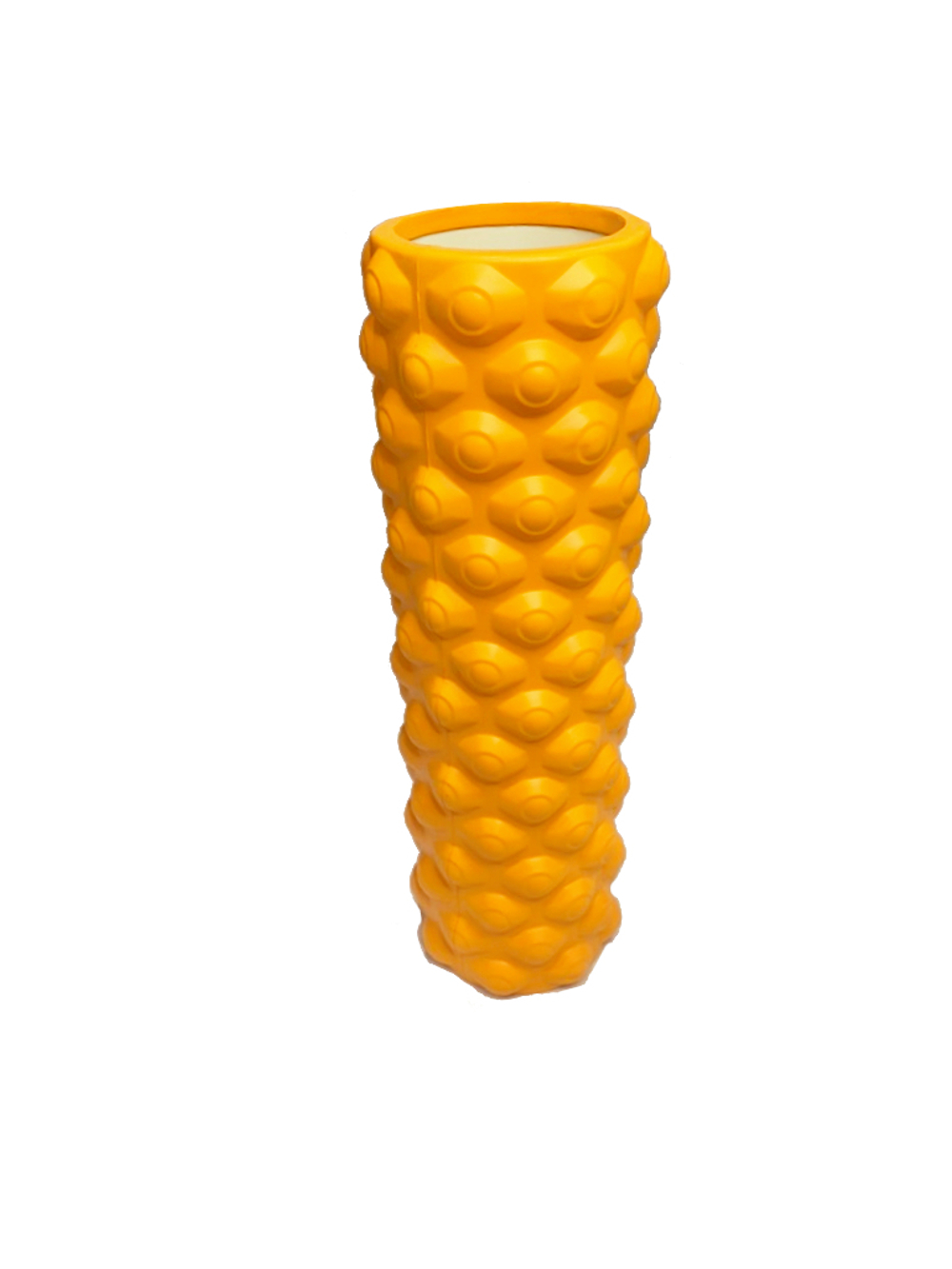 Ролик массажный для йоги MARK19 Yoga Dote 45x14 см оранжевый