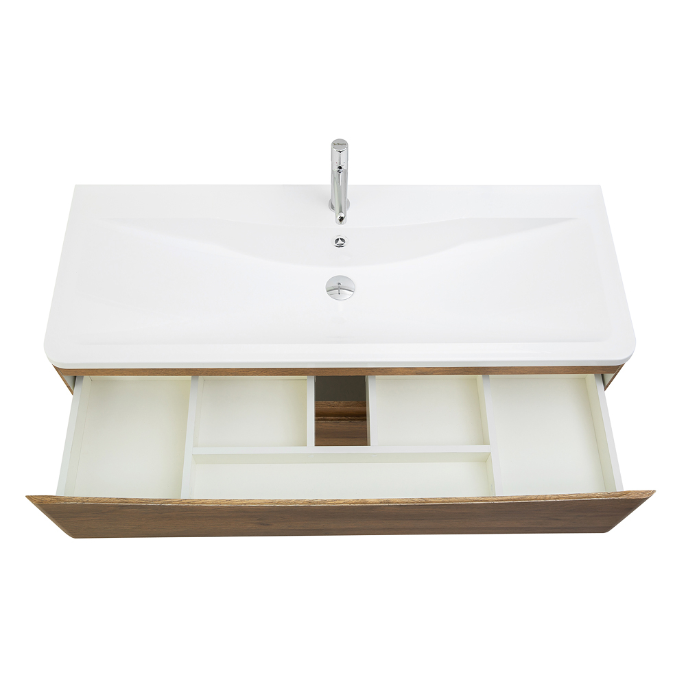 Мебель для ванной комнаты подвесная BelBagno ACQUA-1200-2C-SO-RR 120 см Rovere Rustico