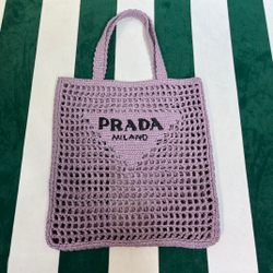 Prada Crochet Tote Bag