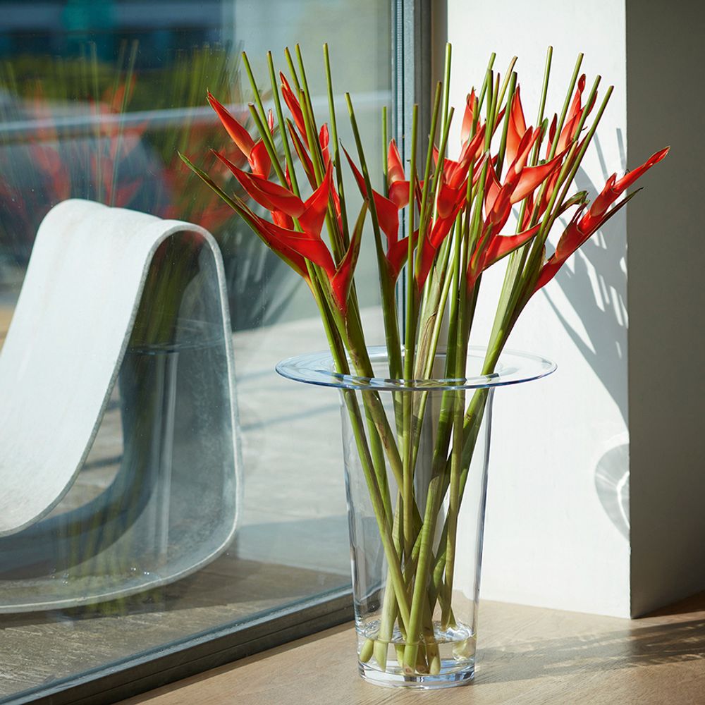 Ваза Victoria, 26 см, прозрачная