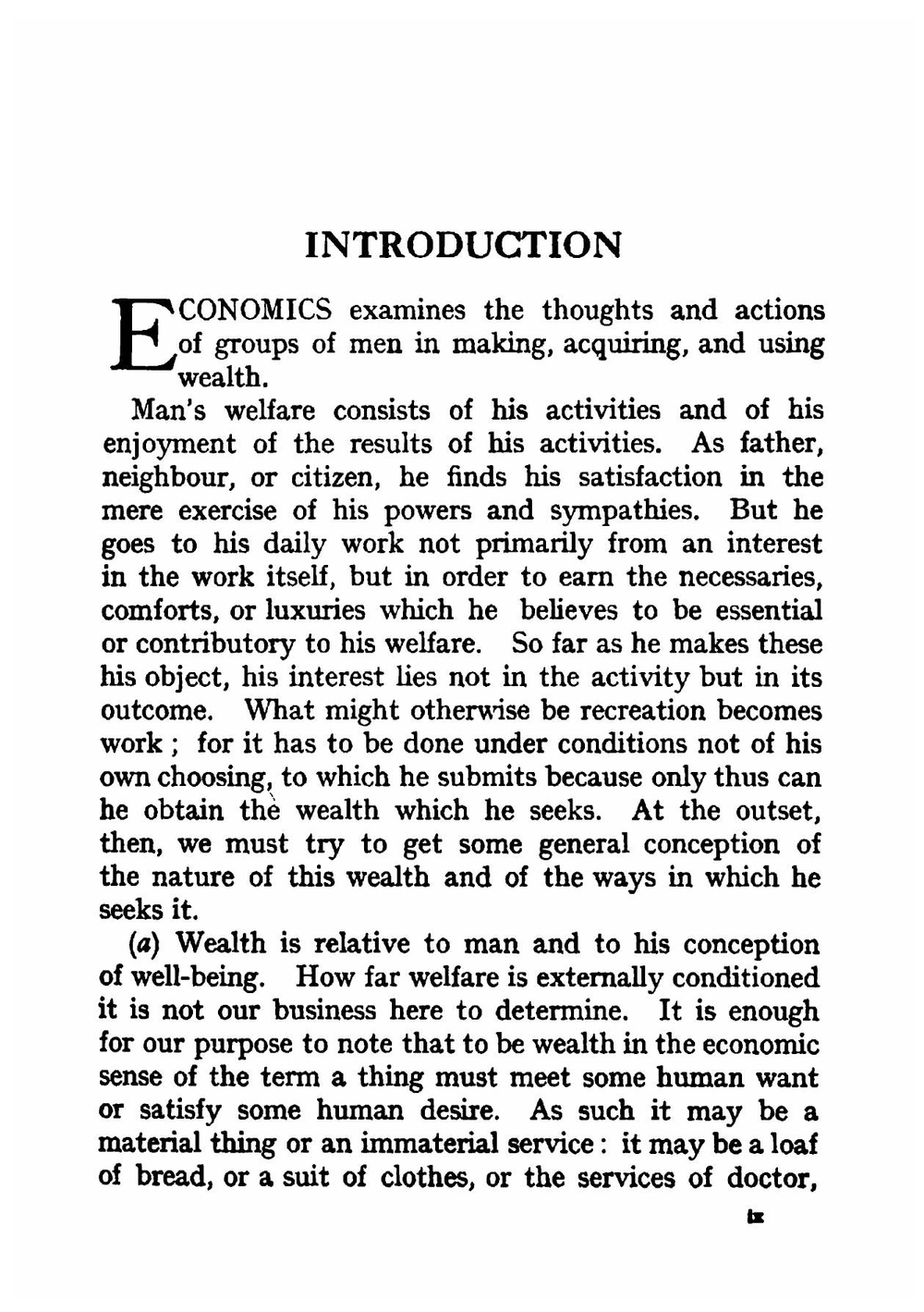 Economics | Cunnison James