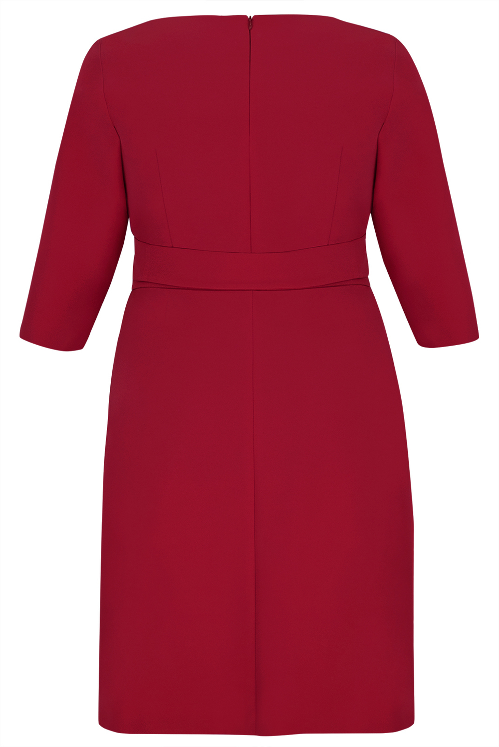Офисное платье 1398А, бордовый #184Бв051398А