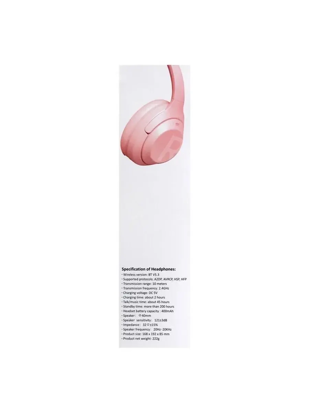 Наушники беспроводные, полноразмерные, MZ300, Bluetooth 5.3,