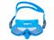 Набор маска+трубка в сумке Sargan Баттерфляй-М прозрачный/голубой