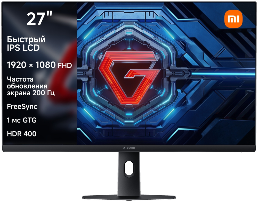 Монитор 27" Xiaomi Gaming Monitor G27i 2026 P27FDA-RGGL черный