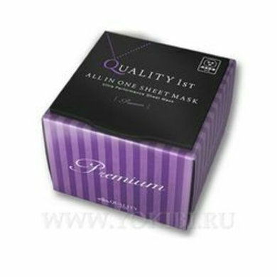 Премиальная маска Все в одном Quality 1st.ALL　IN　ONE　SHEET　MASK　PREMIUM EX - 30 шт