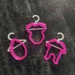 Набор Стойка с вешалками на кендибар