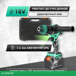 Дрель-шуруповерт Zitrek Green Impact 18V (063-4046)