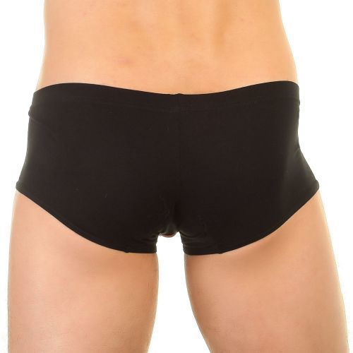 Мужские трусы хипсы черные с интимным кармашком N2N  78041