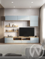 Гостиная ГС-01 Камелия (крафт/шарли бриз MF11)