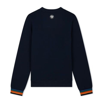 Мужская теннисная кофта Roland Garros Color Lines - navy blue