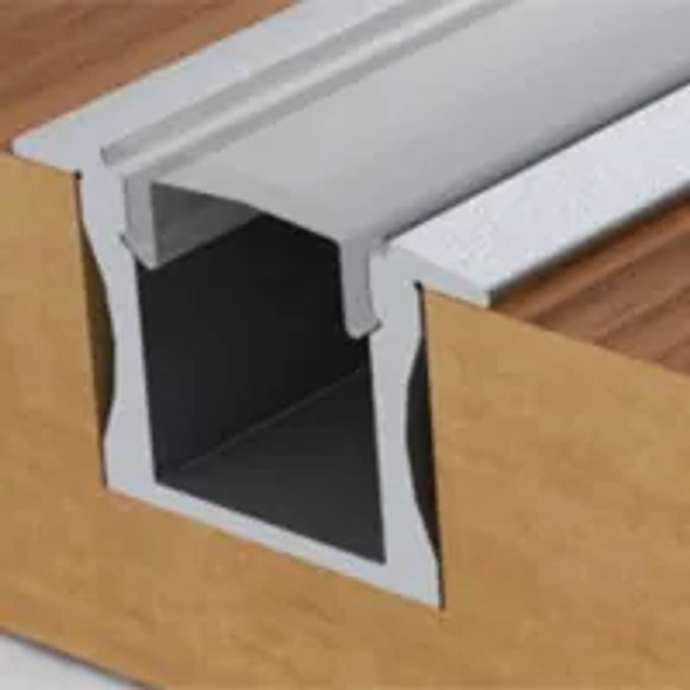 Профиль с экраном ALU-SLIM-H15-F-2000 ANOD+FROST (Arlight, Алюминий) 018243