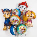 Шар (37''/94 см) Фигура, Щенячий патруль, Гончик Чейз, 1 шт. в упак.