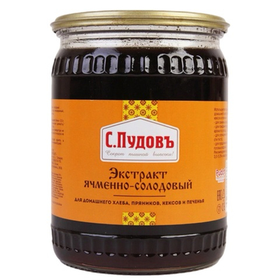 Экстракт ячменно-солодовый «С.Пудовъ» 700 гр