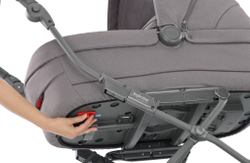 Коляска Inglesina Sofia System Duo 2 в 1 на шасси Ergo Bike SIDERAL GREY, серый