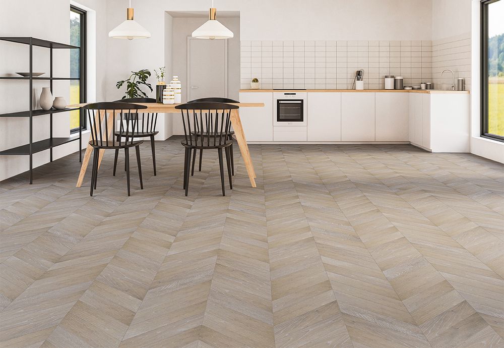 Инженерная французская елка Дуб Аргенто, 1,38 м²