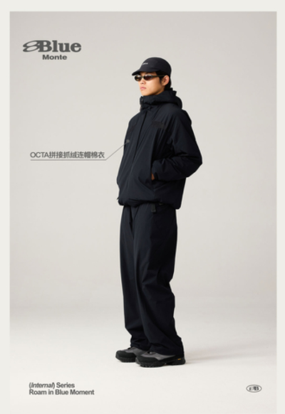 Брюки Nothomme Blue OCTA Men's Ultra-Light Water-Resistant Fleece Warm Hiking Pants – Soft & Breathable for Fall/Winter.