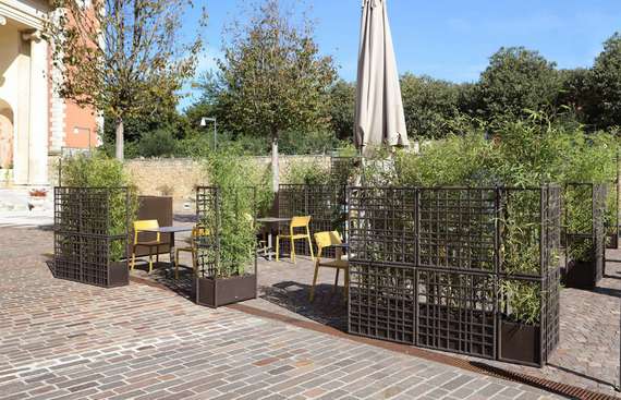 Кашпо модульное Sipario 2, 140х70 см, терра