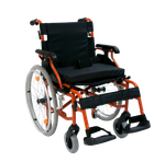 Мега-Оптим FS218LQ с литыми задними колесами, Кресло-коляска с ручным приводом для лиц с большим весом прогулочная (для инвалидов и детей-инвалидов), код ФСС 07-02-08